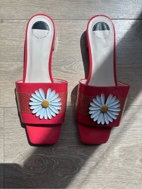 Intentionally blank - Red sandal